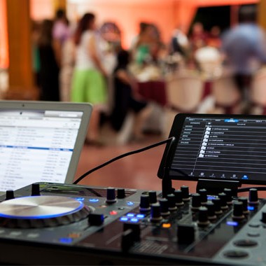 DJ and a dancefloor.